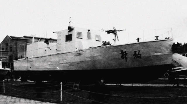 抗战日本25吨内河炮艇,有枪有炮,比坦克还难对付