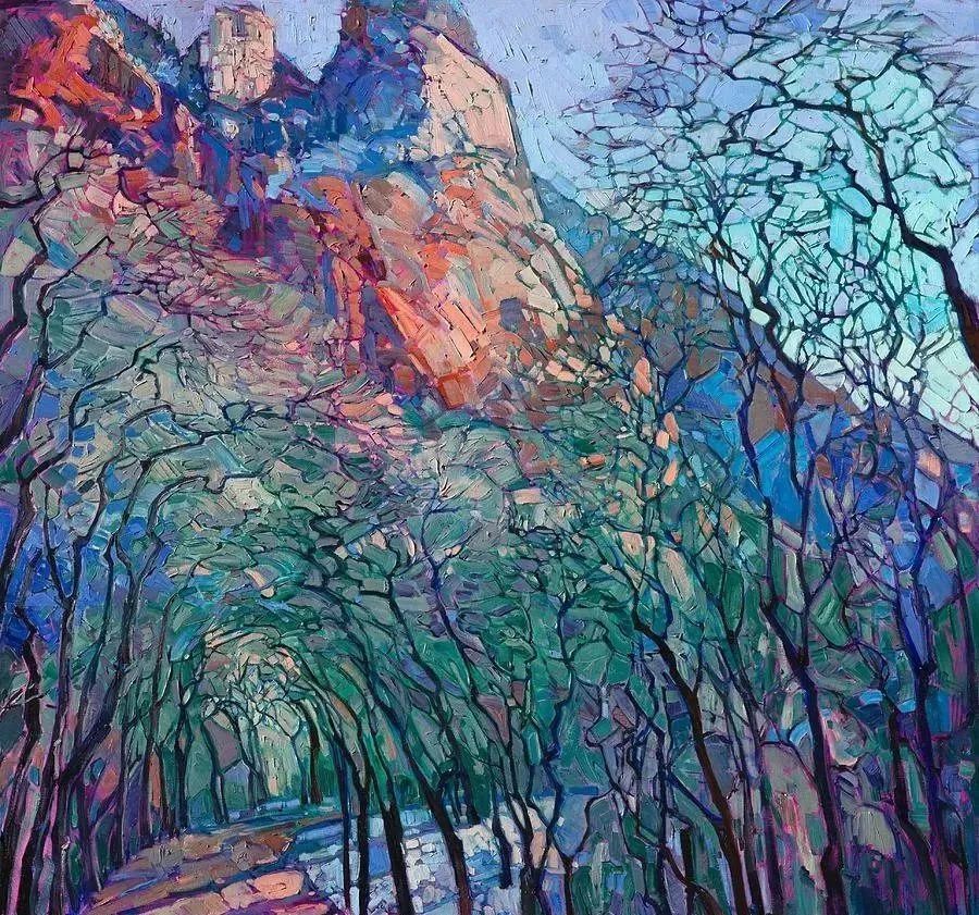 浓墨重彩,传达土地的浓情!她是开放式印象主义风格的开拓者