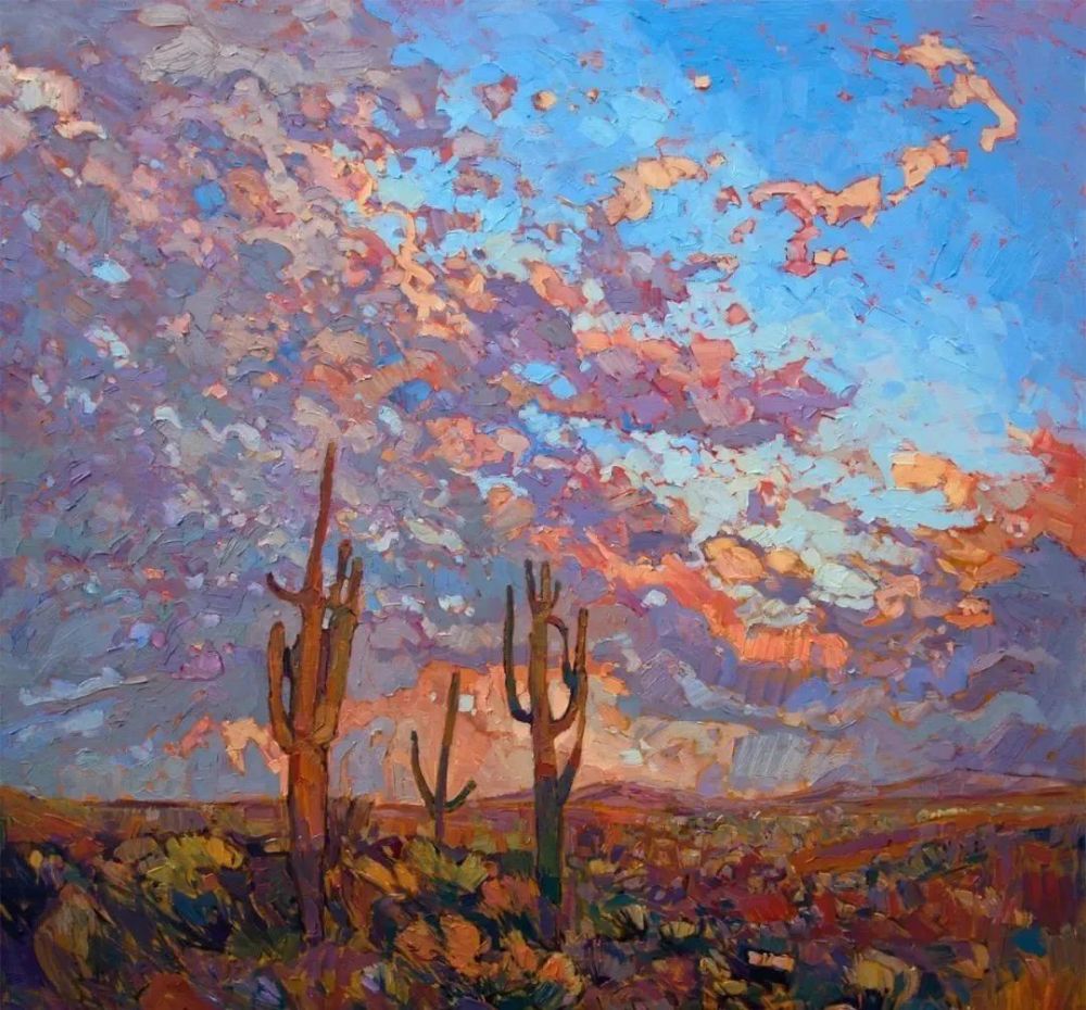 浓墨重彩,传达土地的浓情!她是开放式印象主义风格的开拓者