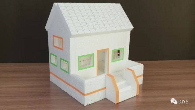 "手工制作"泡沫板房屋模型!_腾讯新闻