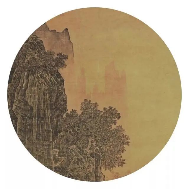 山腰楼观图|宋代萧照《山腰楼观图》作品欣赏