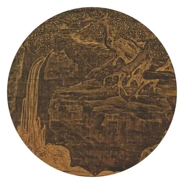 山腰楼观图|宋代萧照《山腰楼观图》作品欣赏