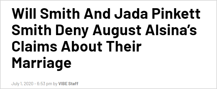 威尔史密斯|外媒曝威尔史密斯妻子出轨小21岁男歌手，儿子牵线丈夫支持，双方迅速回应