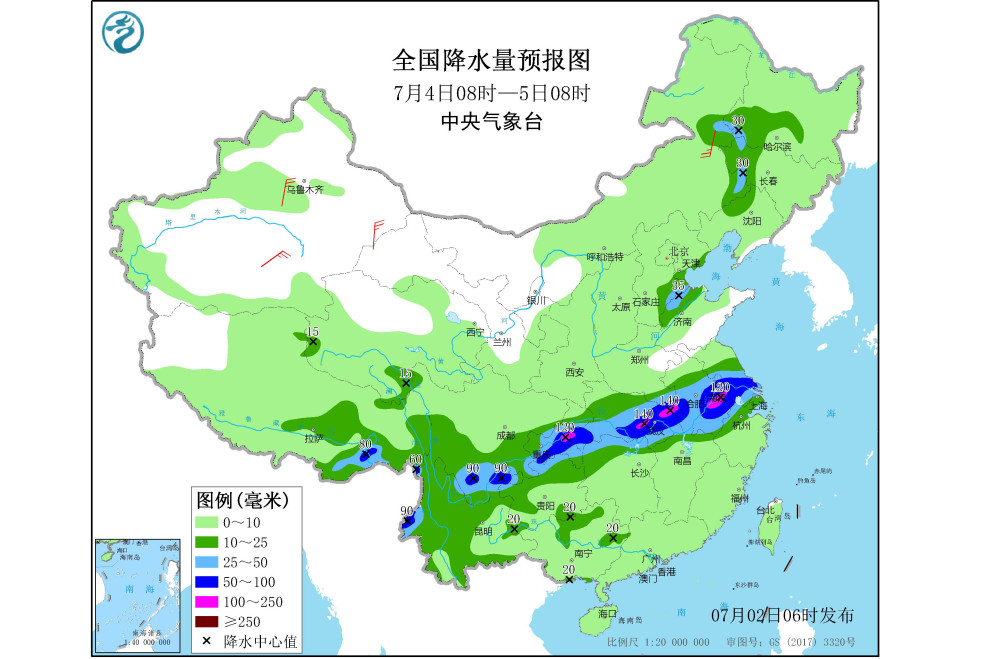 暴雨|降雨范围扩大，局地或有150mm大暴雨，新一轮强降雨随后到