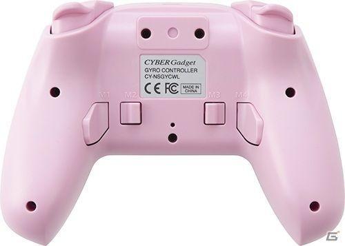 cyber无线陀螺仪switch手柄推出粉白与淡绿奶油色新款