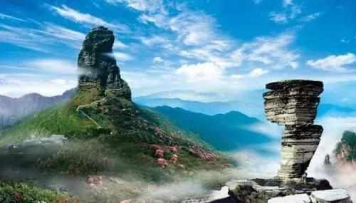 贵州深山有一座神奇的山峰：梵净山。这里是国家5A级景区
