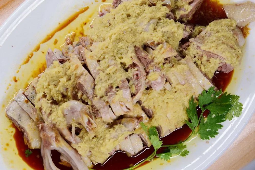 这口润滑清甜的姜蓉白切鸭绝了_腾讯新闻