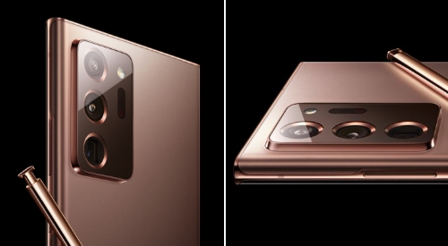 iphone12promax三星note20ultra渲染图对比