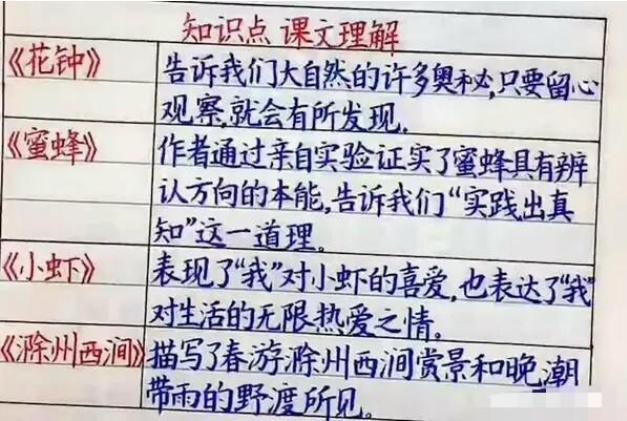 三年級學霸印刷體筆記火了字漂亮還詳細老師坦言比我好