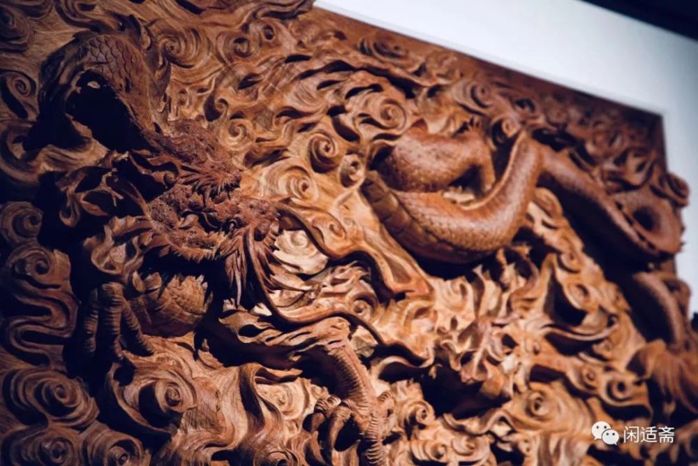 云龙挂屏,缅甸花梨木,手工挂件作品