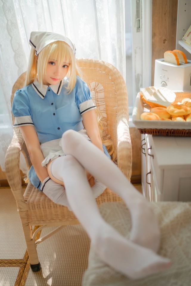 Cos 调教咖啡厅 小侍者日向夏帆 日向夏帆 调教咖啡厅 Cosplay