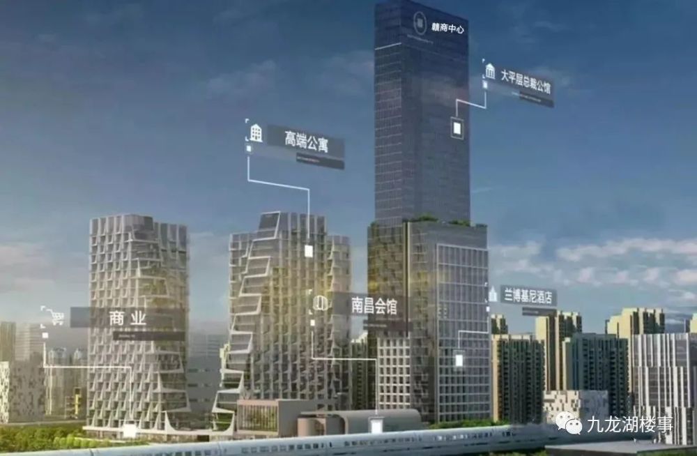 163米九龙湖赣江畔新地标,赣商中心浮出水面!