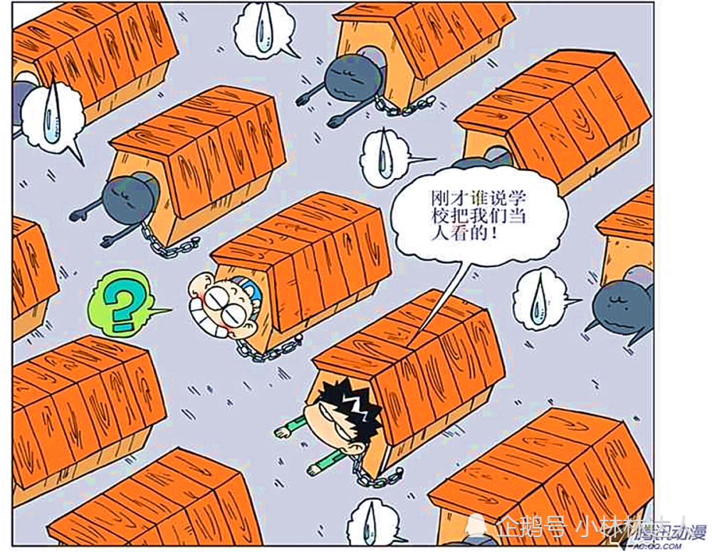 爆笑校园:贴心的学校为众人提供"独栋别墅",联排狗窝才是他们的归属!