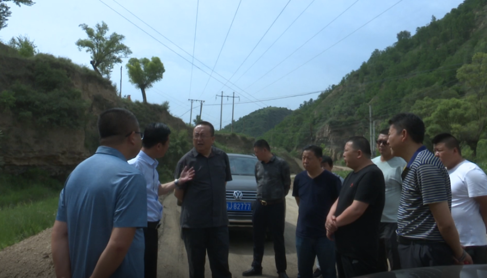 吕国煜调研王建路项目建设情况