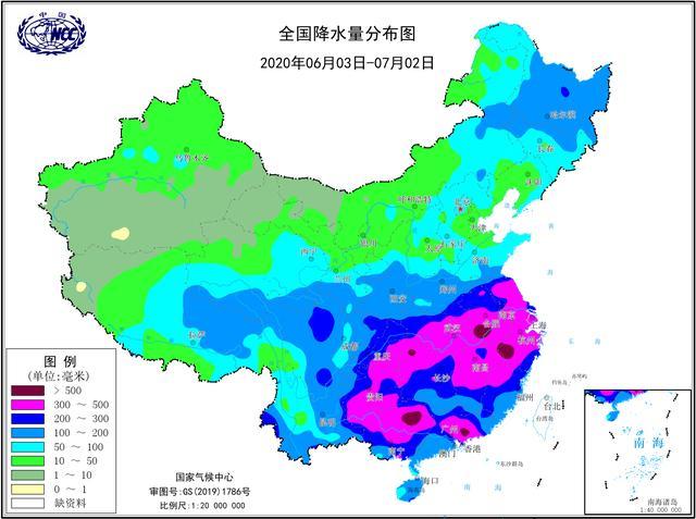 暴雨|好消息，连续90多次暴雨预警结束，但7月4日新一轮强降雨又要开始