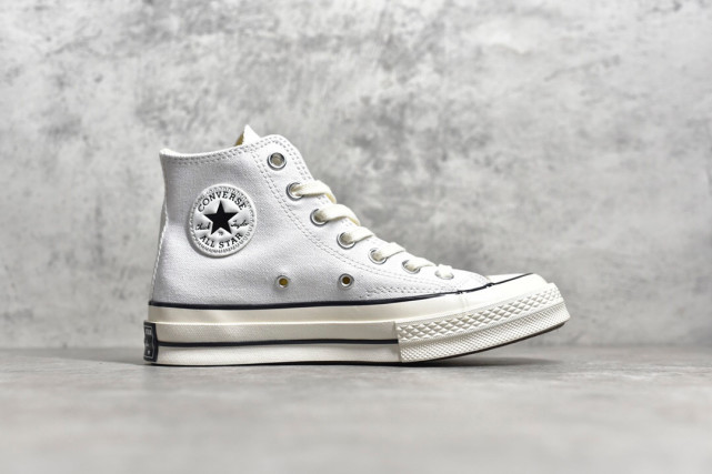 Converse Chuck Taylor 1970s 匡威白黑线板鞋 Converse Chuck 帆布鞋 板鞋