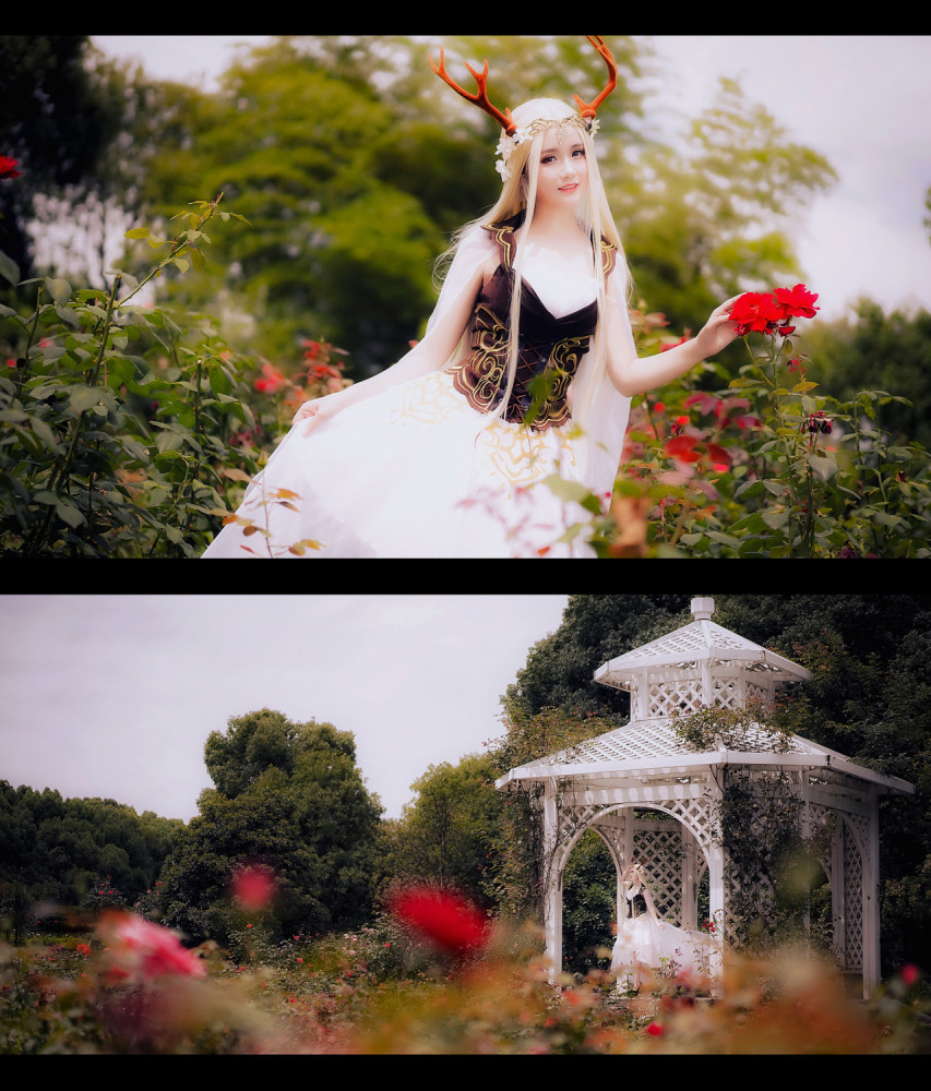 奇迹暖暖 精灵鹿后 cosplay