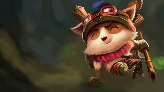 英雄联盟提莫队长正在送命还是原画好看