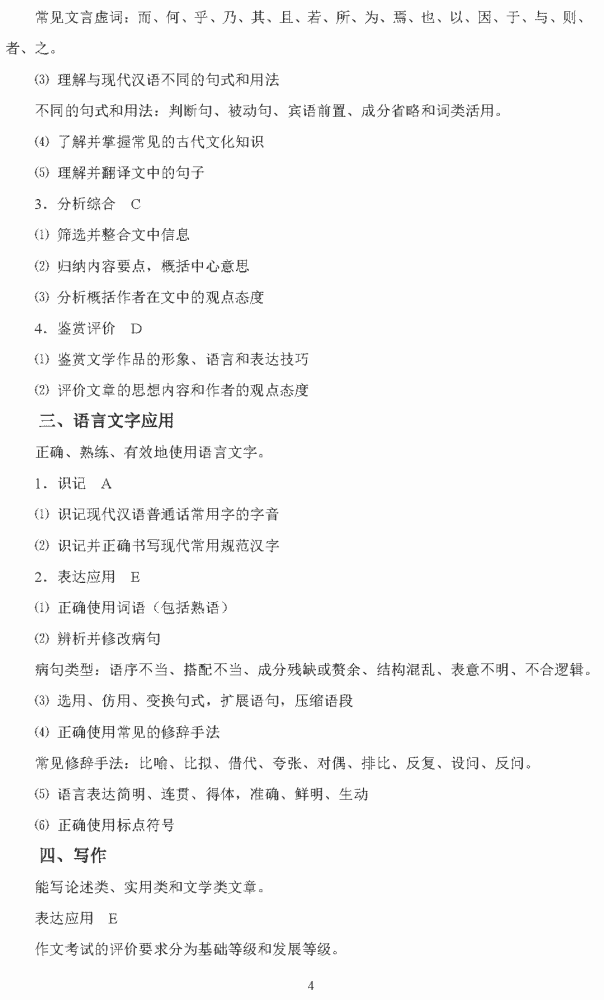 重磅 教育部正式发布21年高考各科 考试大纲 腾讯新闻