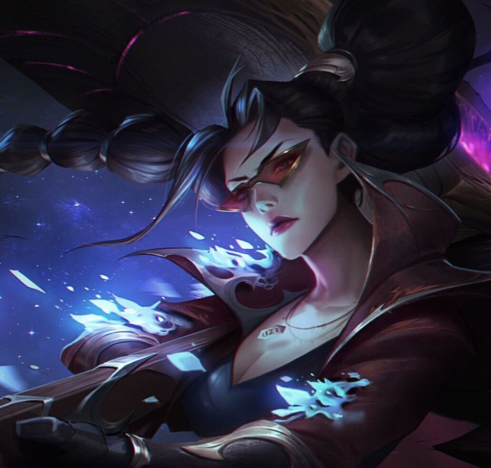 uzi专属皮肤真的会出拳头画师专门给uzi画了薇恩项链专属uzi