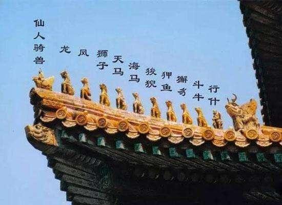 脊兽|中国传统文化中的五脊六兽指的是什么，其来源及意义为何？