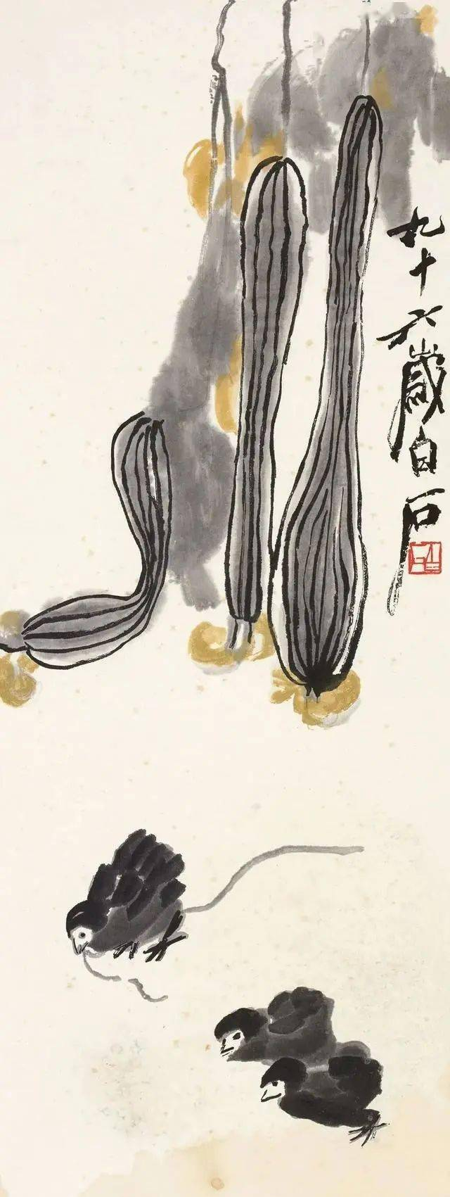 齐白石|齐白石画上落款97岁，实际93岁，胡适写出了真相，却惹他不高兴？