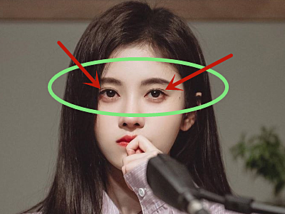 原来鞠婧祎的双眼皮是贴出来的?看到眼睛上的痕迹后,这化妆技术我服!