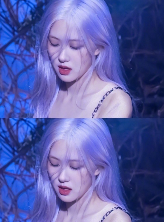 有种整容叫朴彩英换蓝色长发前后判若两人一般人驾驭不了