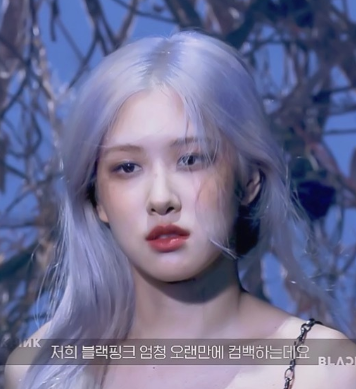 有种"整容"叫朴彩英换蓝色长发,前后判若两人,一般人驾驭不了_腾讯