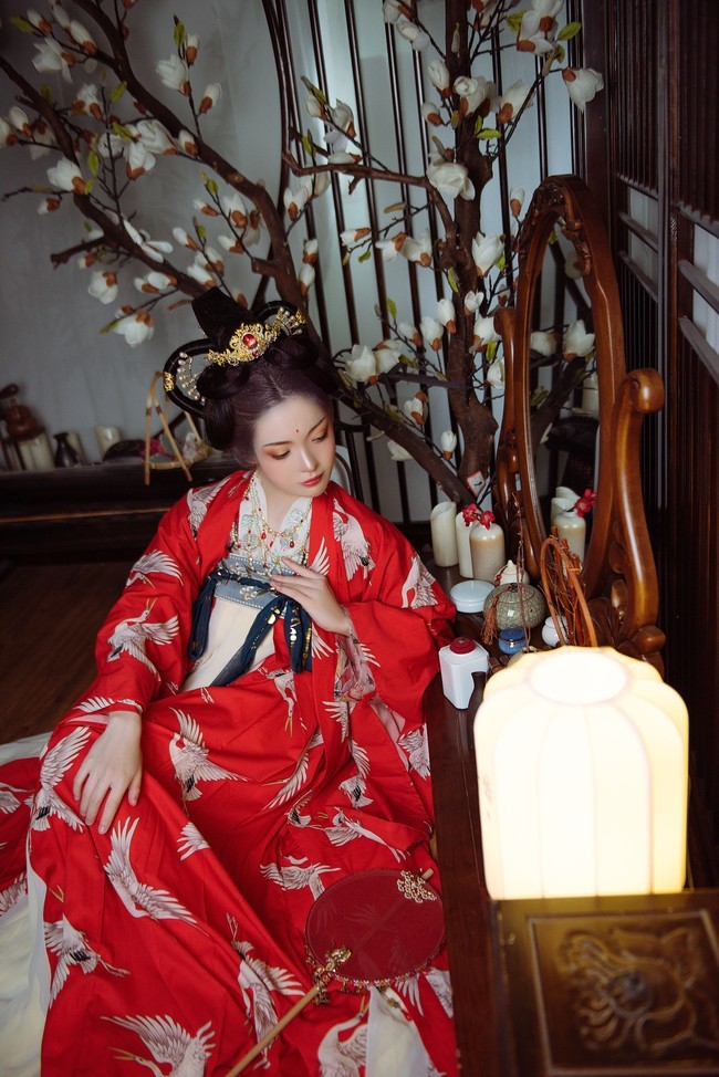 古装私影 汉服cosplay正片,心不会动摇,动摇的是情