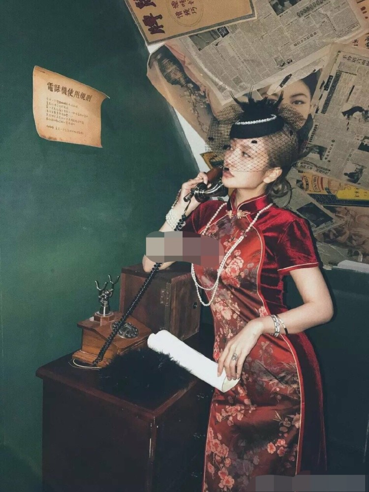 周扬青|周扬青晒旗袍照美出新高度，犹如那从画里走出来的女人，罗志祥看了会后悔吗