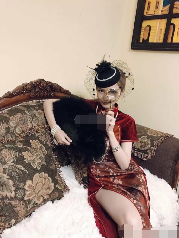 周扬青|周扬青晒旗袍照美出新高度，犹如那从画里走出来的女人，罗志祥看了会后悔吗