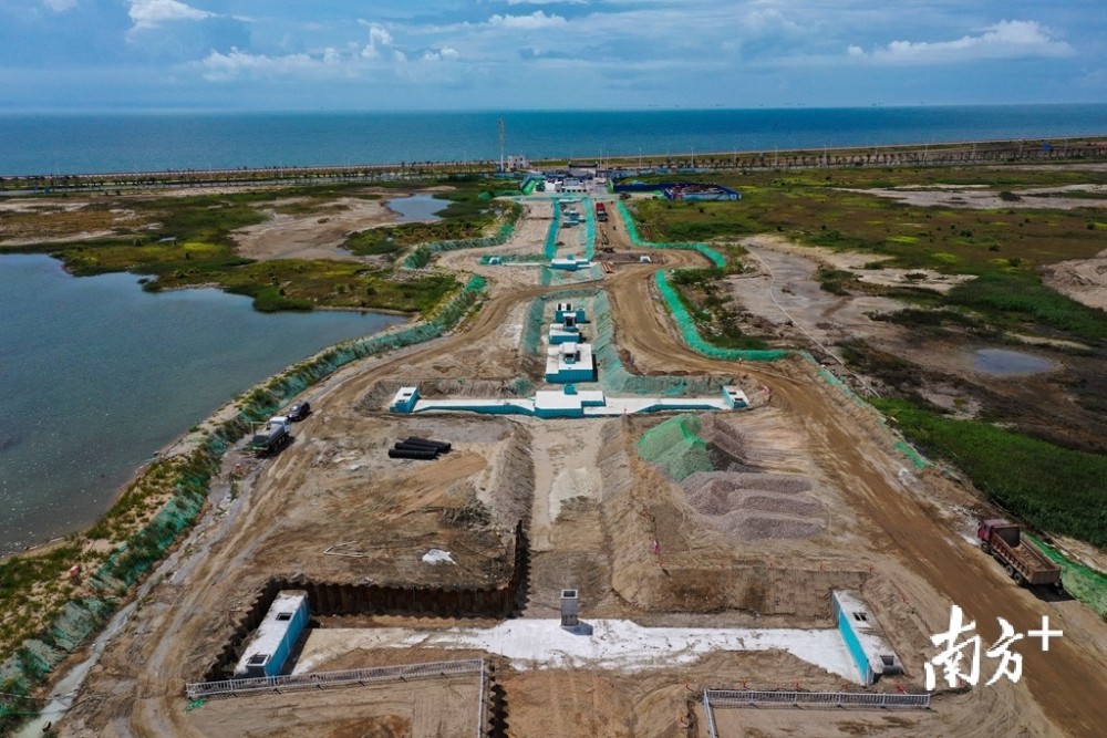 全国首例汕头东海岸综合管廊建设过半