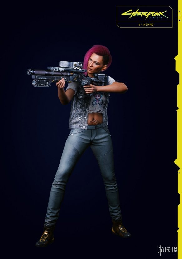 人物图片:《赛博朋克2077》拥有很高自由度,玩家还能和npc谈恋爱,这位