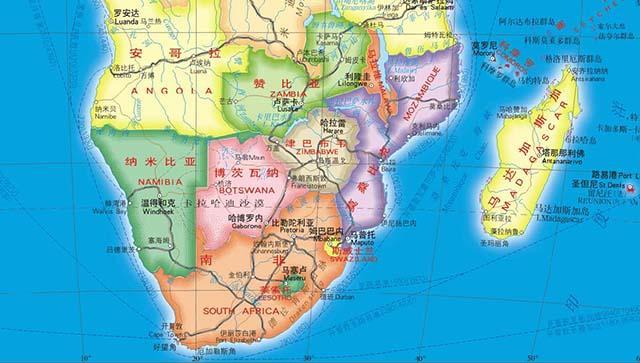 南非的海陆位置图片