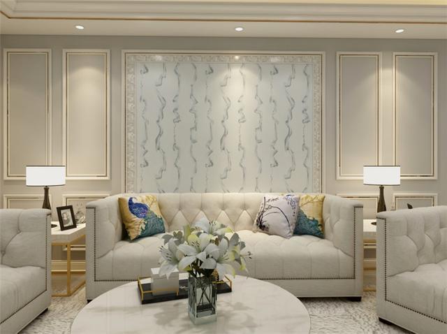 红宝石墙布软装搭配黄金定律一起get吧