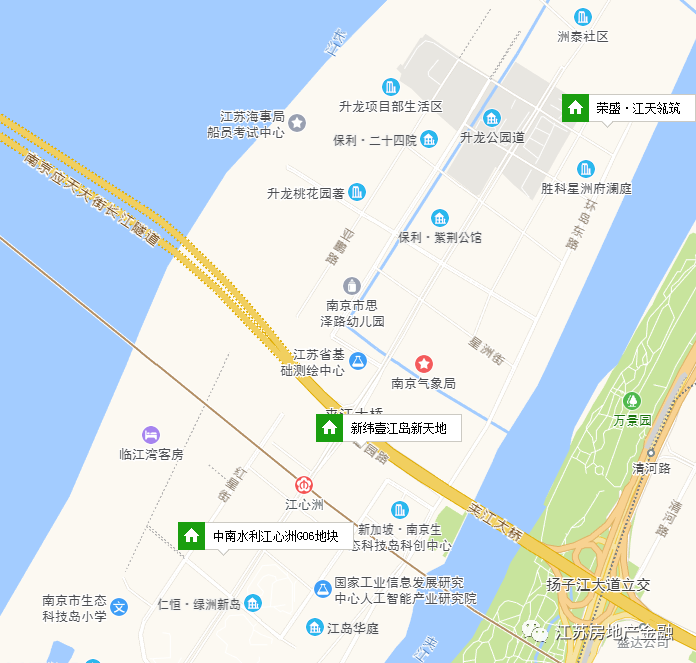 镇江江心洲地图图片