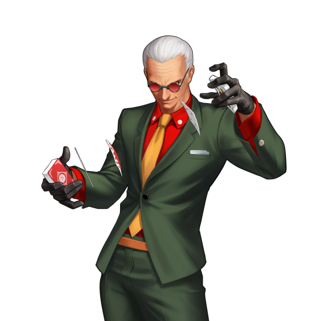 拳皇中的墨镜爱好者,耍帅扮酷不在话下!