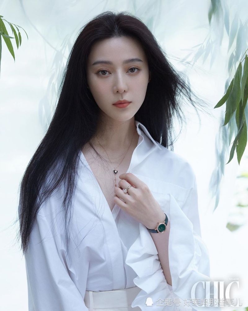 范冰冰|范冰冰一袭白衣犹如仙女下凡 美人卷珠帘不知心恨谁