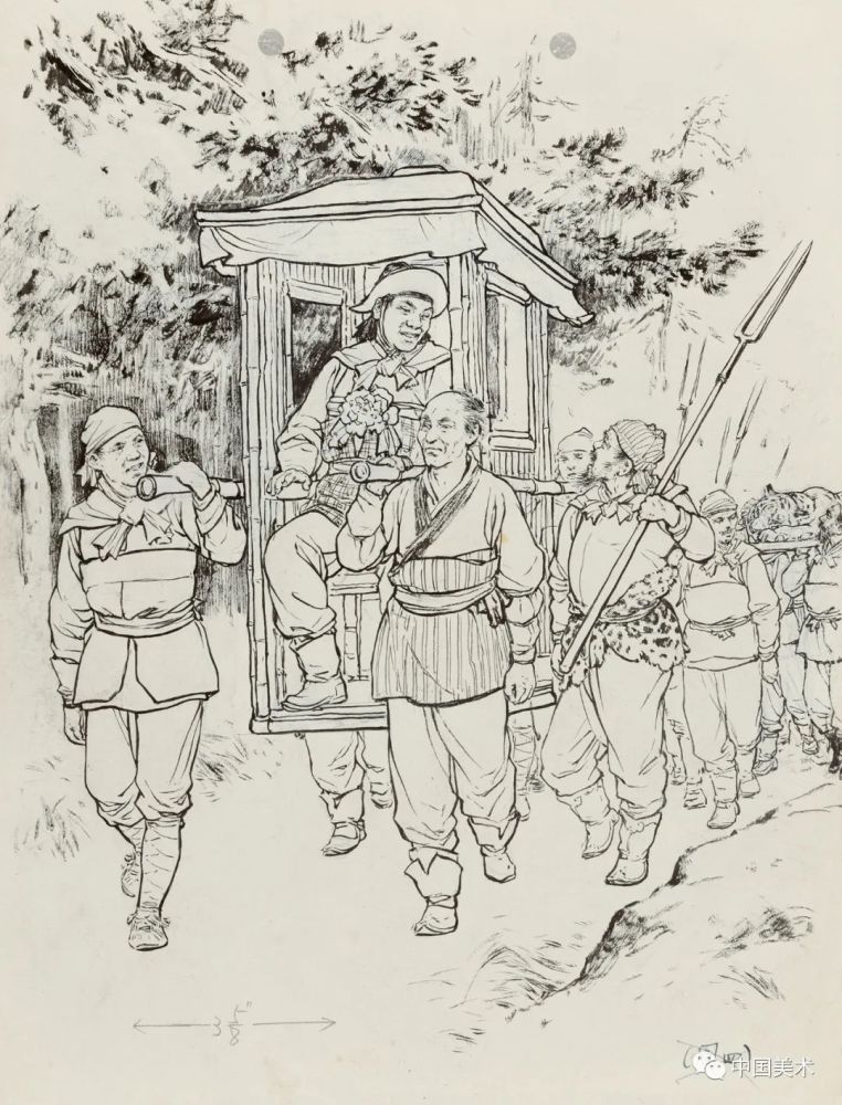 刘继卣白描,功夫都在线上!