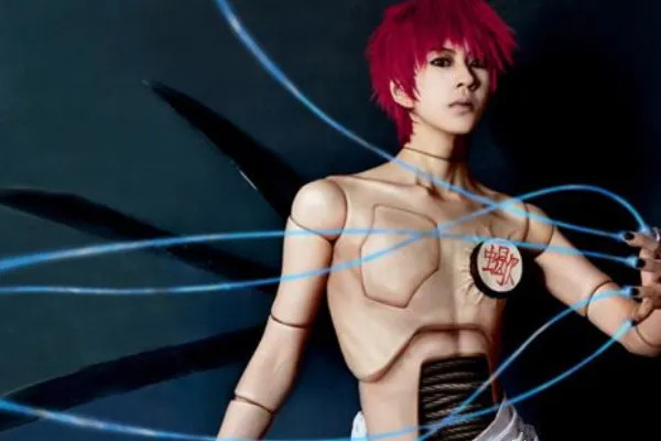 熊祁cos火影忍者佐助vs我爱罗看到卡卡西比男生都有魅力