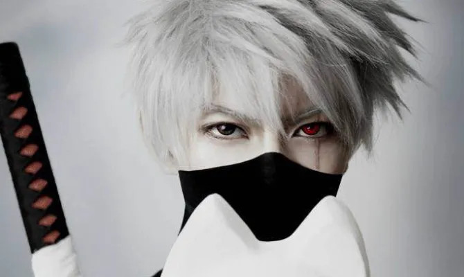 熊祁cos火影忍者,佐助vs我爱罗,看到卡卡西:比男生都有魅力!