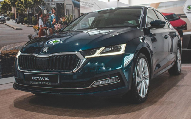 2020款斯柯达明锐实车到店比轩逸大气15l14t配拨动换挡