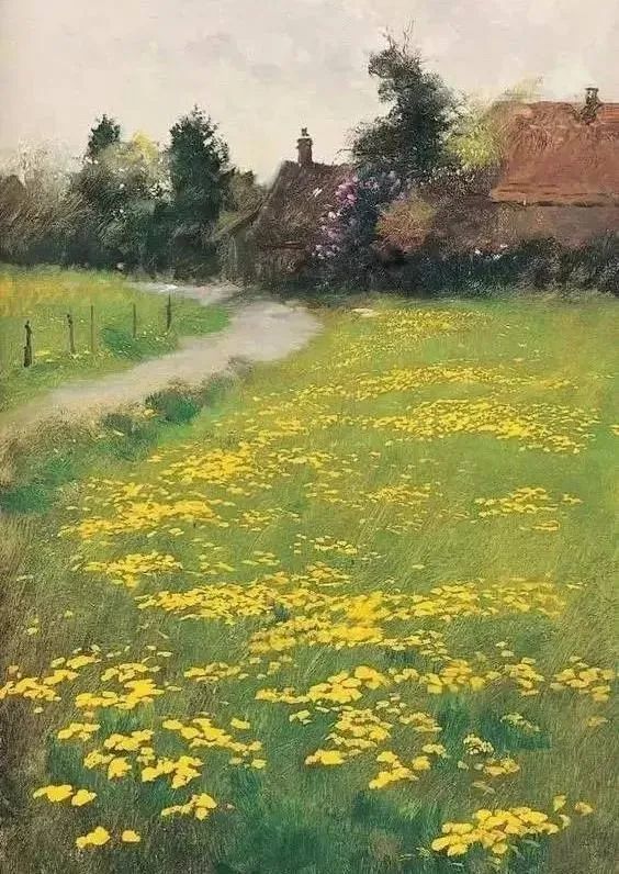 风景画|能把田园风景 画得这么有诗意的，我是第一个服你了！