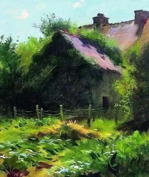 风景画|能把田园风景 画得这么有诗意的，我是第一个服你了！