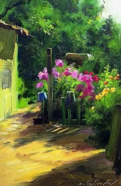 风景画|能把田园风景 画得这么有诗意的，我是第一个服你了！