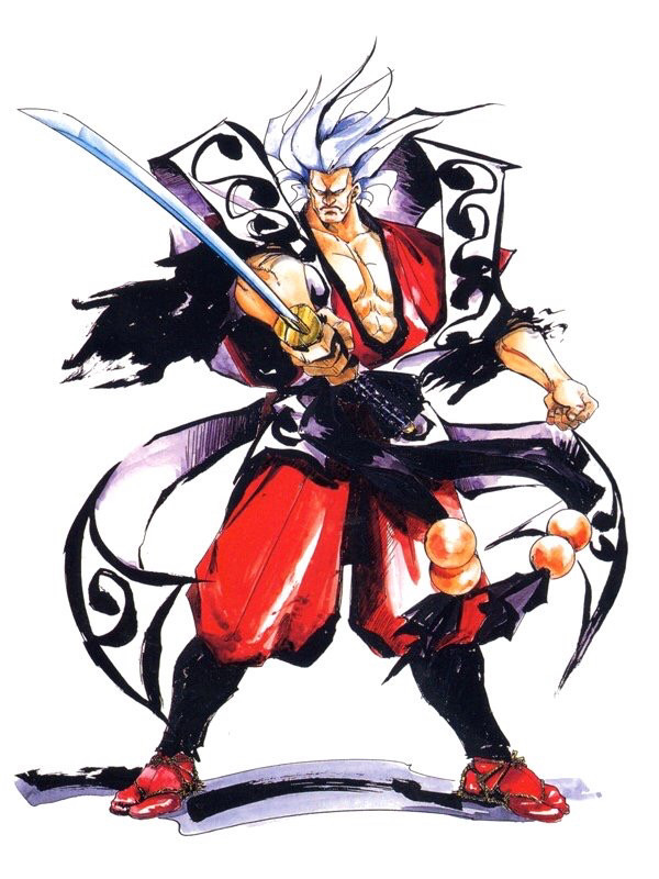 侍魂斩红郎无双剑官方人设图鉴白井影二大师绘制