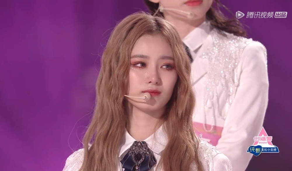 徐艺洋|张艺凡爆冷空降第七，徐艺洋无助落泪眼神黯淡，黄子韬表情说明一切