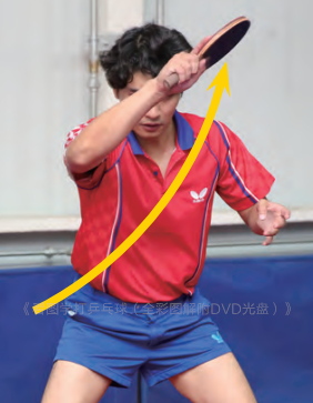 横拍正反手拉上旋球图文讲解手臂力量锻炼方法乒乓国球汇