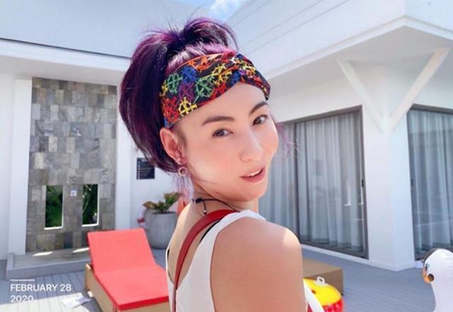 张柏芝|张柏芝晒三胎儿子忘记打码，Marcus下半脸曝光